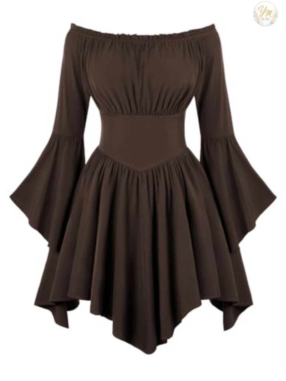 Renaissance Pirate Off Shoulder Corset Dress with Pockets
